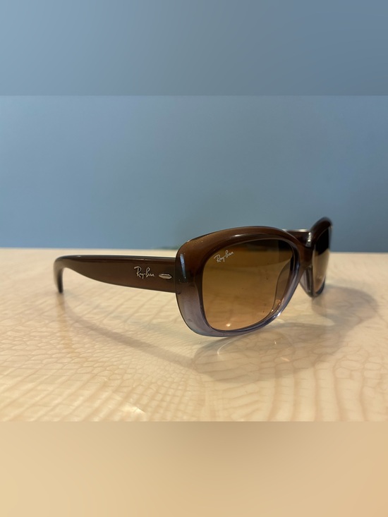 Ray-Ban Accessories - Ray-Ban Women’s Brown Oval Sunglasses with Brown Lenses made in Italy.